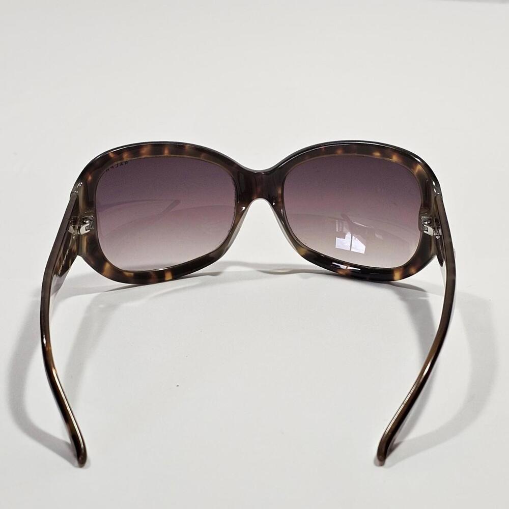 Vintage Ralph Lauren Sunglasses Tortoiseshell Oversized Brown Frame - Picture 5 of 13